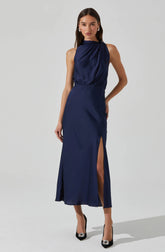 Jelyn Satin Midi Dress