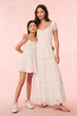 Bisolet Eyelet Lace Maxi Dress