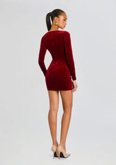 Kadala Velvet Dress