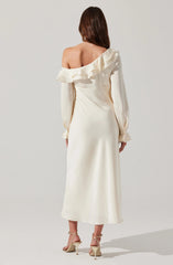 Coraline Satin Midi Dress