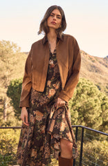 Lavena V-Neck Puff Sleeve Dress