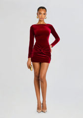 Kadala Velvet Dress