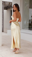 Valerie Maxi Dress - Yellow