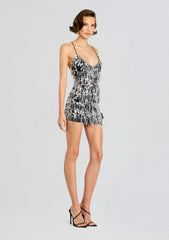 Haven Embellished Dress-Black
