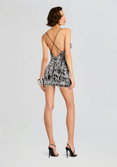 Haven Embellished Dress-Black