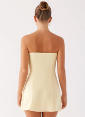 Bindi Mini Dress - Yellow