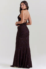 Adrielle-Cocoa Midi Skirt
